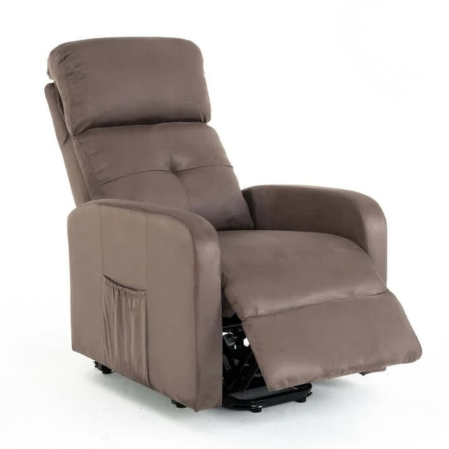 Fauteuil Releveur Premium - 4 Moteurs - Taupe - Modèle Harmonie