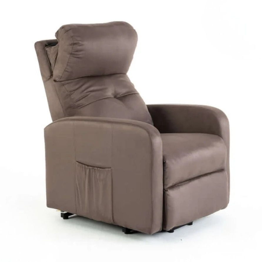 Fauteuil Releveur Premium - 4 Moteurs - Taupe - Modèle Harmonie