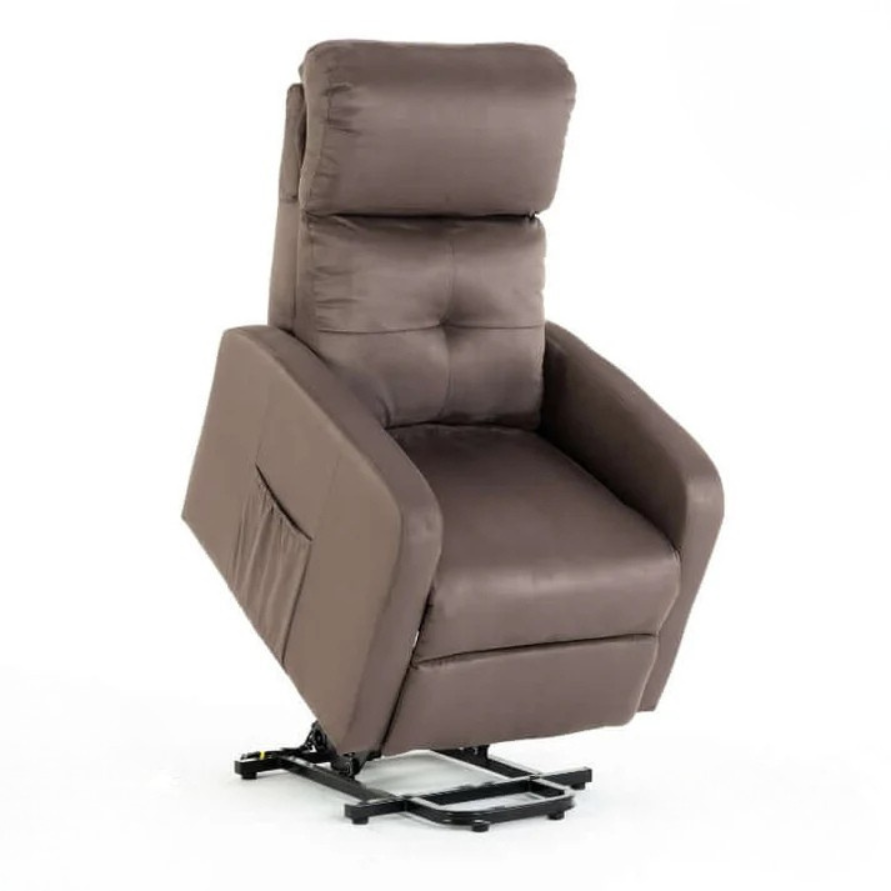 Fauteuil Releveur Premium - 4 Moteurs - Taupe - Modèle Harmonie