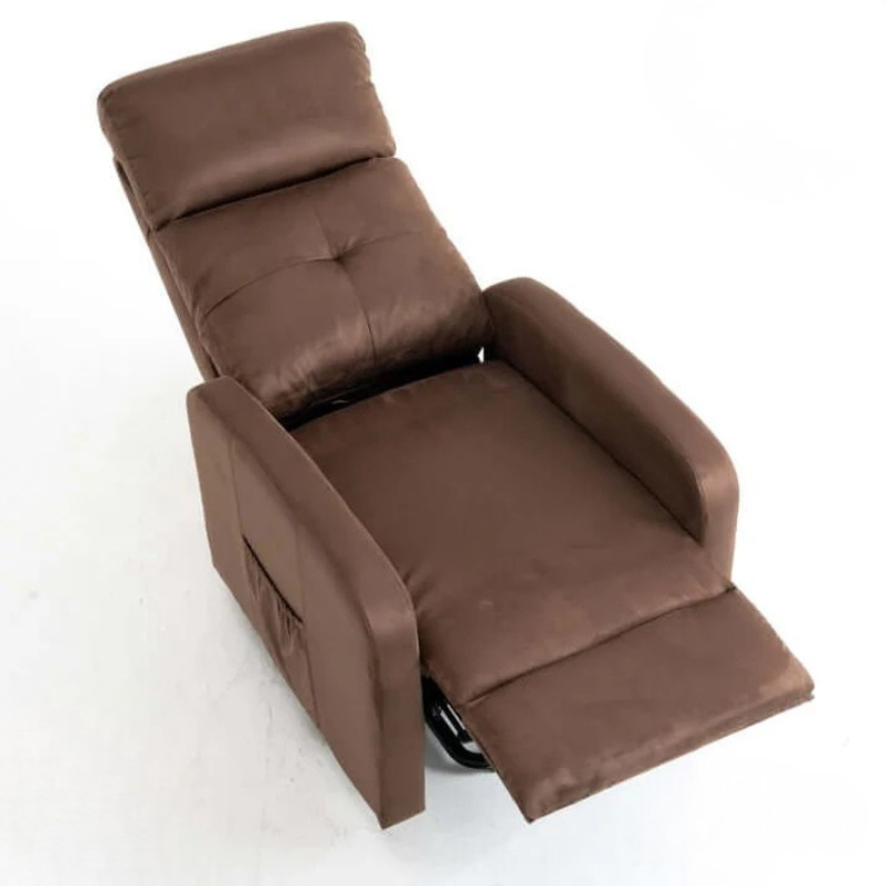 Fauteuil Releveur Premium - 4 Moteurs - Chocolat - Modèle Harmonie