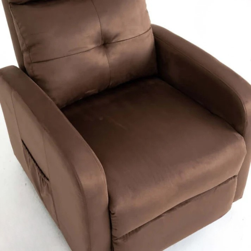Fauteuil Releveur Premium - 4 Moteurs - Chocolat - Modèle Harmonie