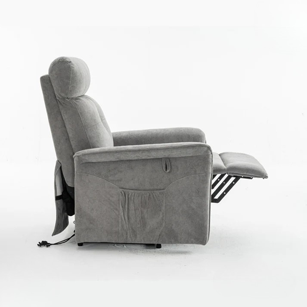 Fauteuil Releveur Premium - 1 Moteur - Gris Foncé - Modèle Plénitude